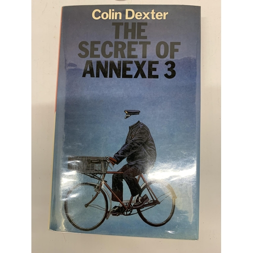 238 - A COLIN DEXTER SIGNED FIRST EDITION 'THE SECRET OF ANNEXE 3'