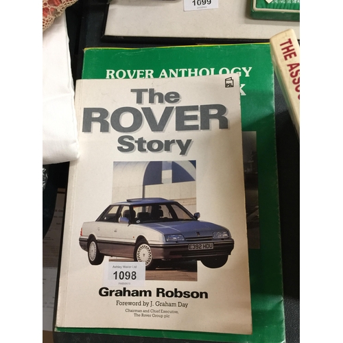 1098 - A QUANTITY OF ROVER CAR BOOKS