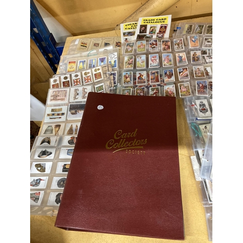 953 - A VERY LARGE COLLECTION OF VINTAGE CIGARETTE CARDS RANGING FROM THE EARLY 1900'S TO INCLUDE A CARD C... 