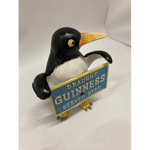 968 - A 'DRAUGHT GUINNESS SERVED HERE' PENGUIN HEIGHT 20CM