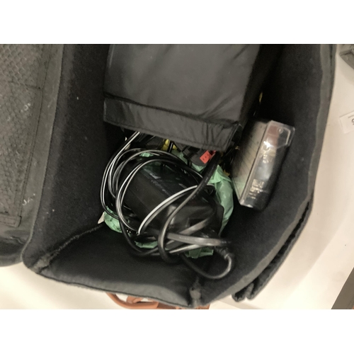 970 - A SONY VIDEO CAMERA RECORDER WITH ACCESSORIES IN A  VANGUARD BAG