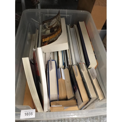 1035 - A LARGE QUANTITY OF NON FICTIONBOOKS TO INCLUDE ART, WORLD WAR, BIOGRAPHIES, ETC