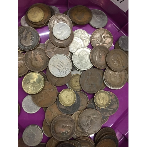 1047 - A QUANTITY OF PRE-DECIMAL COINS