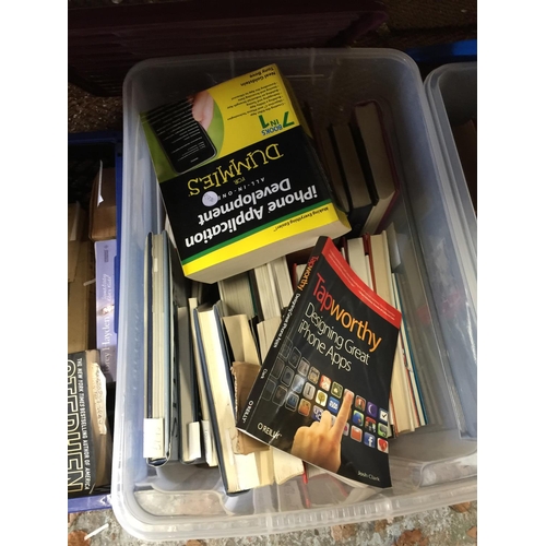 1063 - A LARGE QUANTITY OF BOOKS TO INCLUDE ART, HISTORIC, ANTIQUE GUIDES, MILITARY, NOVELS, ETC - 3 BOXES