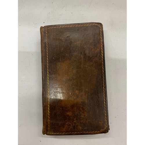 147 - AN 1822 BOOK OF COMMON PRAYER AND PSALMS FROM A COLLECTION OWNED BY J. A. MOTYER (ALEC MOTYER)