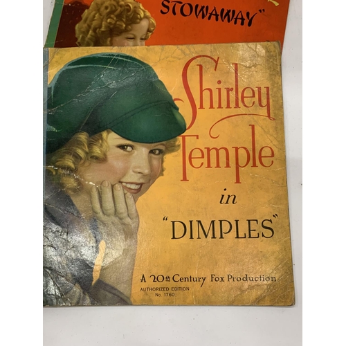 148 - THREE SHIRLEY TEMPLE BOOKS