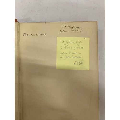 189 - A FIRST EDITION 1913COPY OF HANS ANDERSEN'S FAIRY TALES ILLUSTRATED BY W HEATH ROBINSON