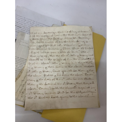 251 - A COLLECTION OF VICTORIAN DOCUMENTS