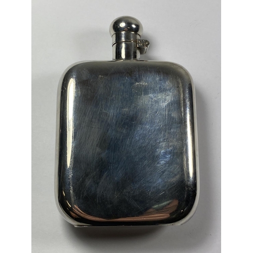 521 - A VICTORIAN THOMAS WILKINSON & SONS SILVER PLATED HIP FLASK