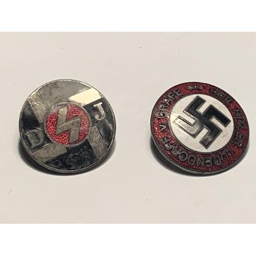 683 - TWO GERMAN BADGES