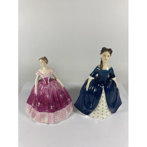 730 - TWO FIGURES - COALPORT KIMBERLEY & ROYAL DOULTON DEBBIE HN2385