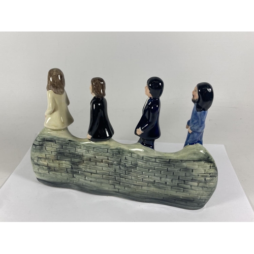 740 - A BAIRTSTOW MANOR BEATLES ABBEY ROAD FIGURINE