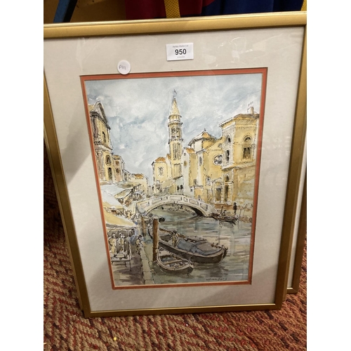 950 - THREE ORIGINAL WATERCOLOURS BY WILLIAM SPRY