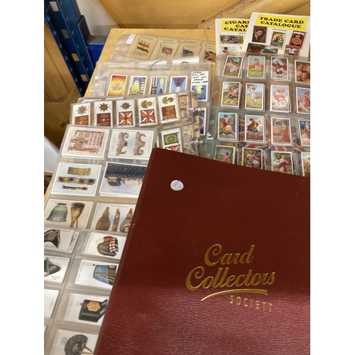 953 - A VERY LARGE COLLECTION OF VINTAGE CIGARETTE CARDS RANGING FROM THE EARLY 1900'S TO INCLUDE A CARD C... 