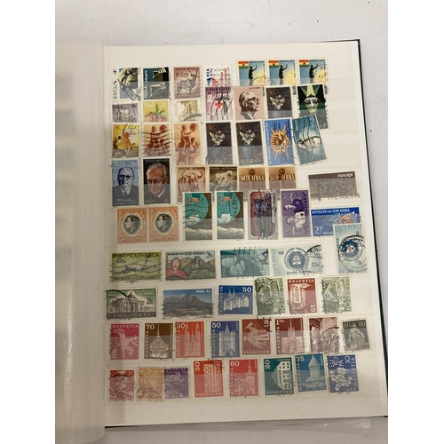 993 - A STAMP ALBUM FROM THE 1900'S WITH VARIOUS COUNTRIES STAMPS