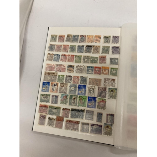 993 - A STAMP ALBUM FROM THE 1900'S WITH VARIOUS COUNTRIES STAMPS