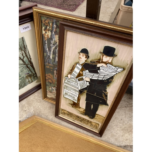 1960 - AN ASSORTMENT OF FRAMED PICTURES AND PRINTS