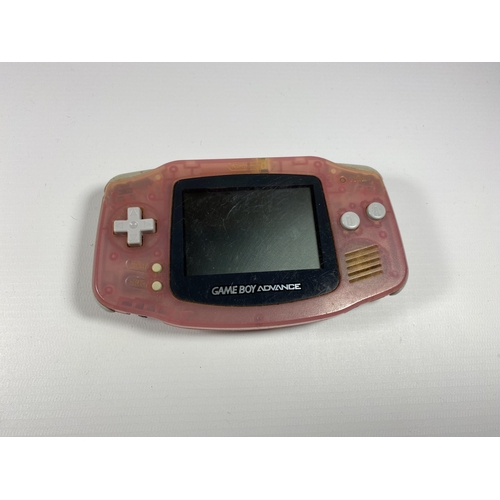 456 - A PINK GAMEBOY ADVANCE CONSOLE