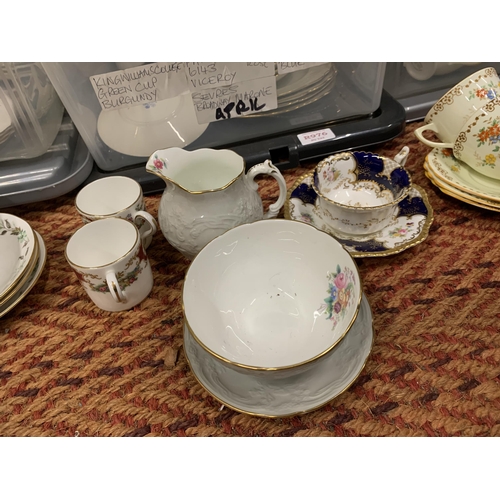 773 - TWO BOXES OF ASSORTED CERAMICS TO INCLUDE A COALPORT CUP AND SAUCER, COLLINGWOOD, ETC