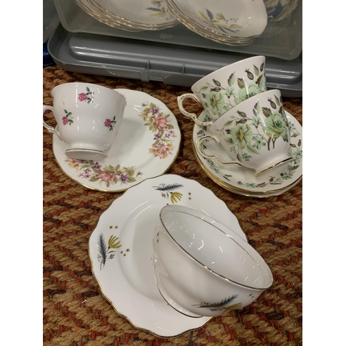 774 - TWO BOXES OF ASSORTED COLCLOUGH PART DINNER SETS