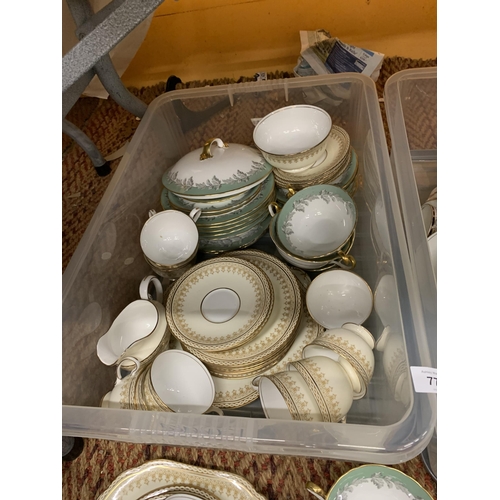 778 - TWO BOXES OF ASSORTED AYNSLEY PART DINNER SETS