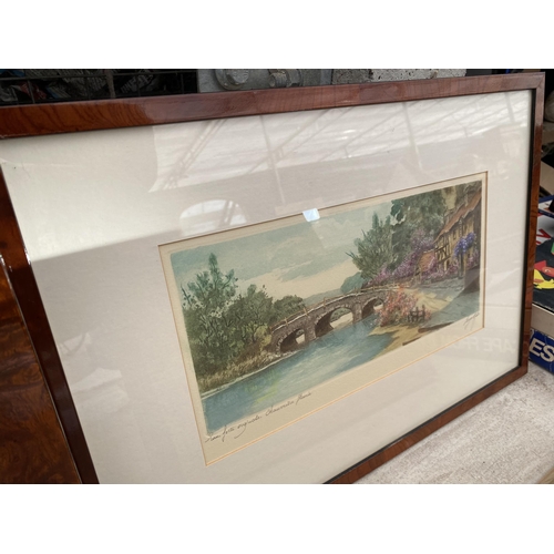 2059 - AN ASSORTMENT OF FRAMED PRINTS AND PICTURES