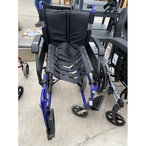 2082 - A FOLDING WHEELTECH ENIGMA WHEEL CHAIR