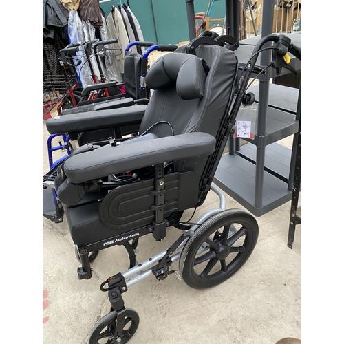 2083 - A FOLDING INVACARE WHEEL CHAIR