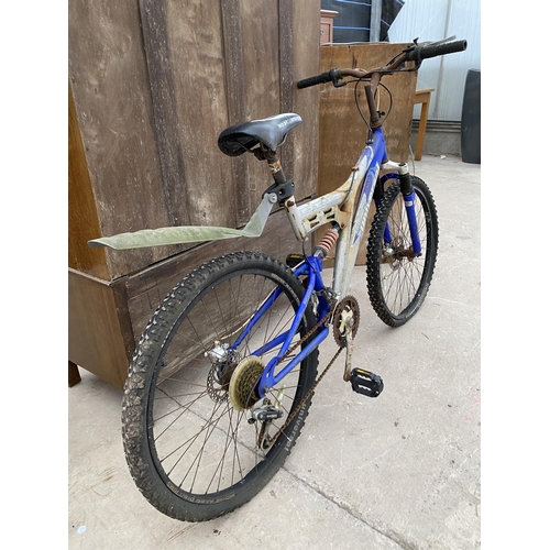 2112 - A UNIVERSAL MOUNTAIN BIKE WITH FRONT AND REAR SUSPENSION AND 12 SPEED GEARS SYTEM