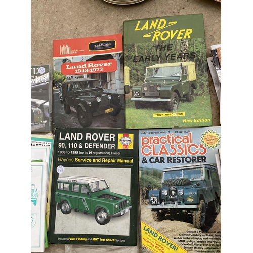 2122 - A LARGE COLLECTION OF VARIOUS LAND ROVER MAGAZINES