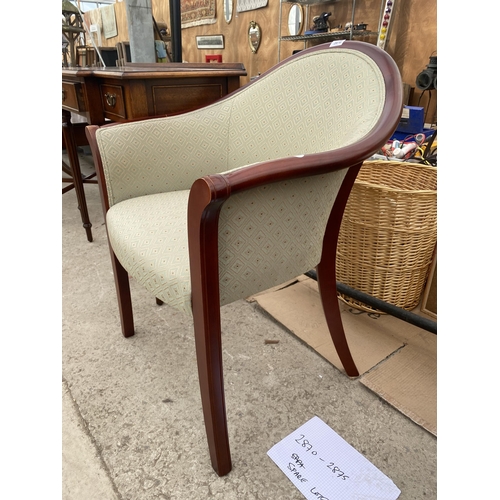 2870 - A PARKER KNOLL TUB CHAIR