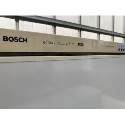 2307 - A WHITE BOSCH UPRIGHT FREEZER