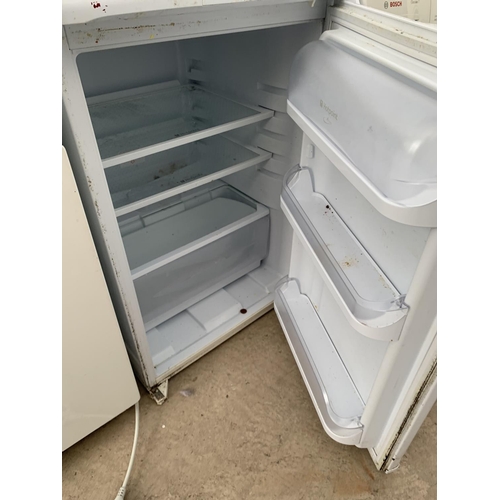 2315 - A WHITE HOTPOINT UNDERCOUNTER FRIDGE