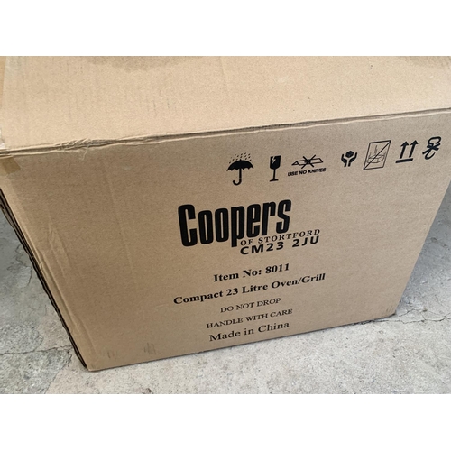 2328 - A BOXED COOPERS COMPACT 23 LITRE OVEN/GRILL