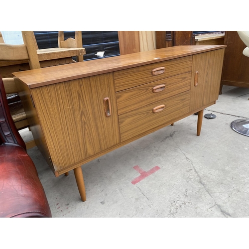 2959 - A RETRO TEAK SCHREIBER SIDEBOARD