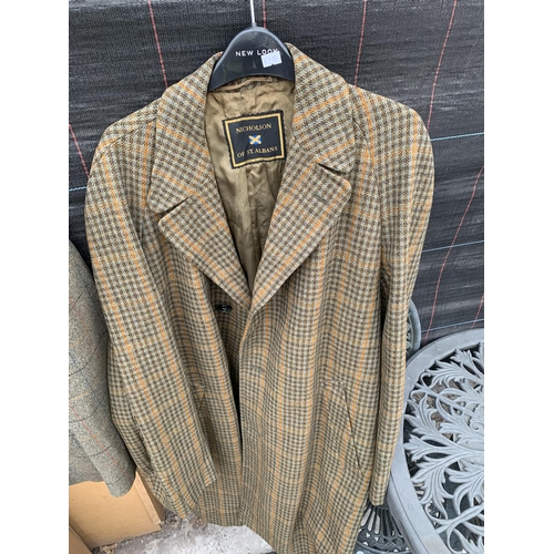 2044 - TWO LADIES TWEED JACKETS