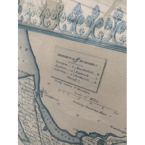 2168 - A COLLECTION OF ASSORTED FRAMED MAPS