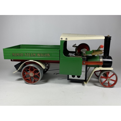 303 - A VINTAGE BOXED MAMOD S1 LIVE STEAM WAGON