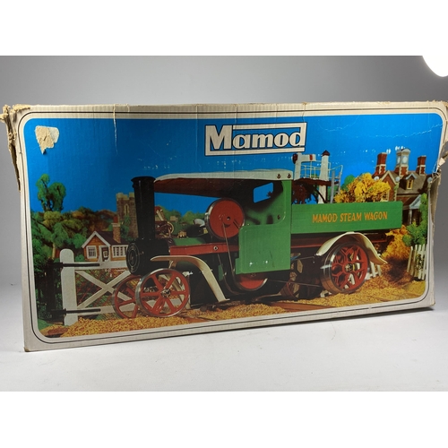 303 - A VINTAGE BOXED MAMOD S1 LIVE STEAM WAGON