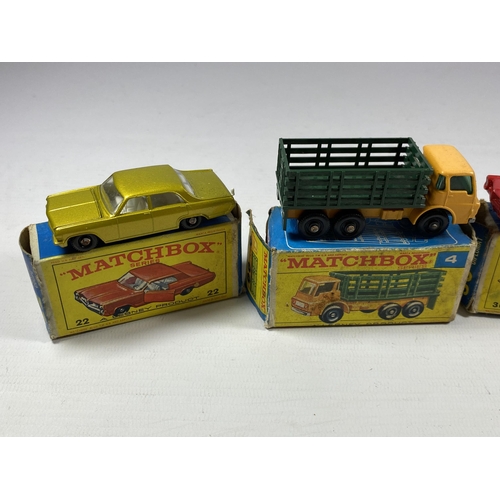 307 - A GROUP OF SEVEN VINTAGE BOXED MATCHBOX SERIES MODELS