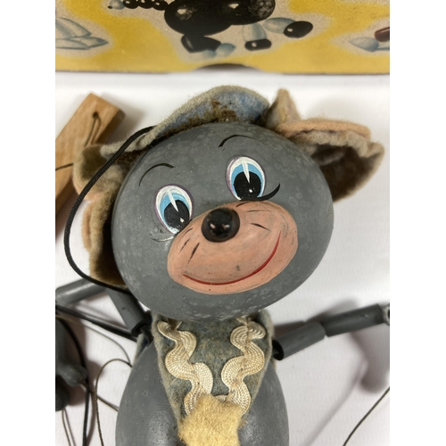 335 - A VINTAGE PELHAM PUPPET - A9 MOUSE IN ORIGINAL BOX