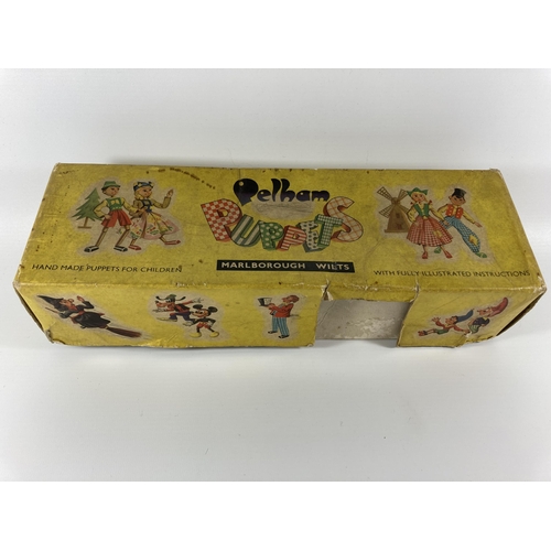 338 - A VINTAGE PELHAM PUPPET - SOLDIER IN ORIGINAL BOX