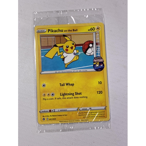 345 - A PIKACHU POKEMON FUTSAL WORLD CUP PROMO CARD, SEALED