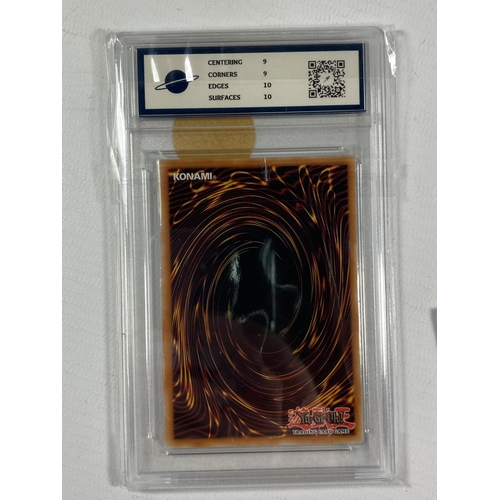 351 - A YU-GI-OH GAIA THE FIERCE KNIGHT CARD - RKT GRADED 9