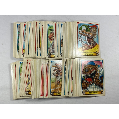 357 - A GROUP OF 1988 AMERICAN BASEBALL'S GREATEST GROSSOUTS TRADING STICKERS - APPROX 190