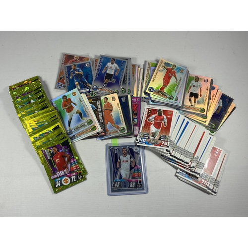 361A - A LARGE COLLECTION OF MATCH ATTAX FOOTBALL TRADING CARDS TO INCLUDE TOPPS CHROME HARRY KANE, LOTS OF... 