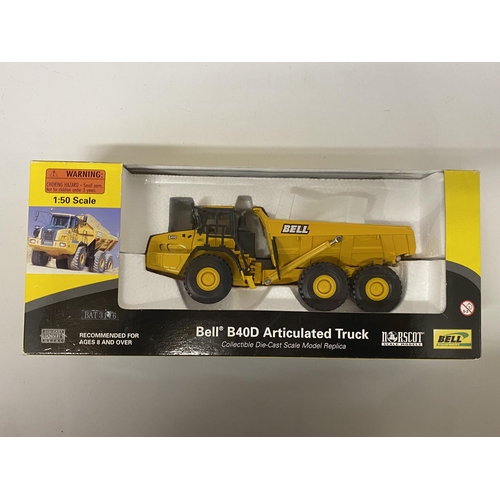 408 - A BOXED NORSCOT MODEL BELL ARTIC DUMP TRUCK REF NO 57503