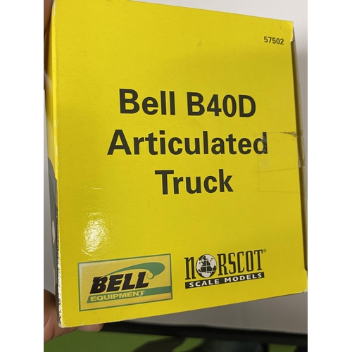 408 - A BOXED NORSCOT MODEL BELL ARTIC DUMP TRUCK REF NO 57503