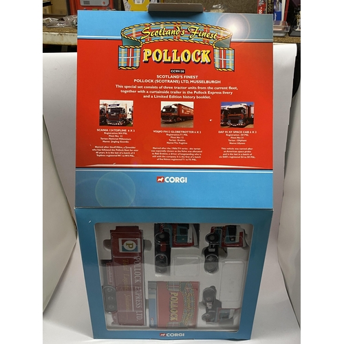 452 - A BOXED CORGI HEAVY HAULAGE POLLOCK  LIMITED EDITION BOX SET CC99130