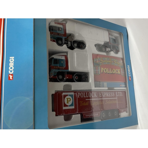 452 - A BOXED CORGI HEAVY HAULAGE POLLOCK  LIMITED EDITION BOX SET CC99130